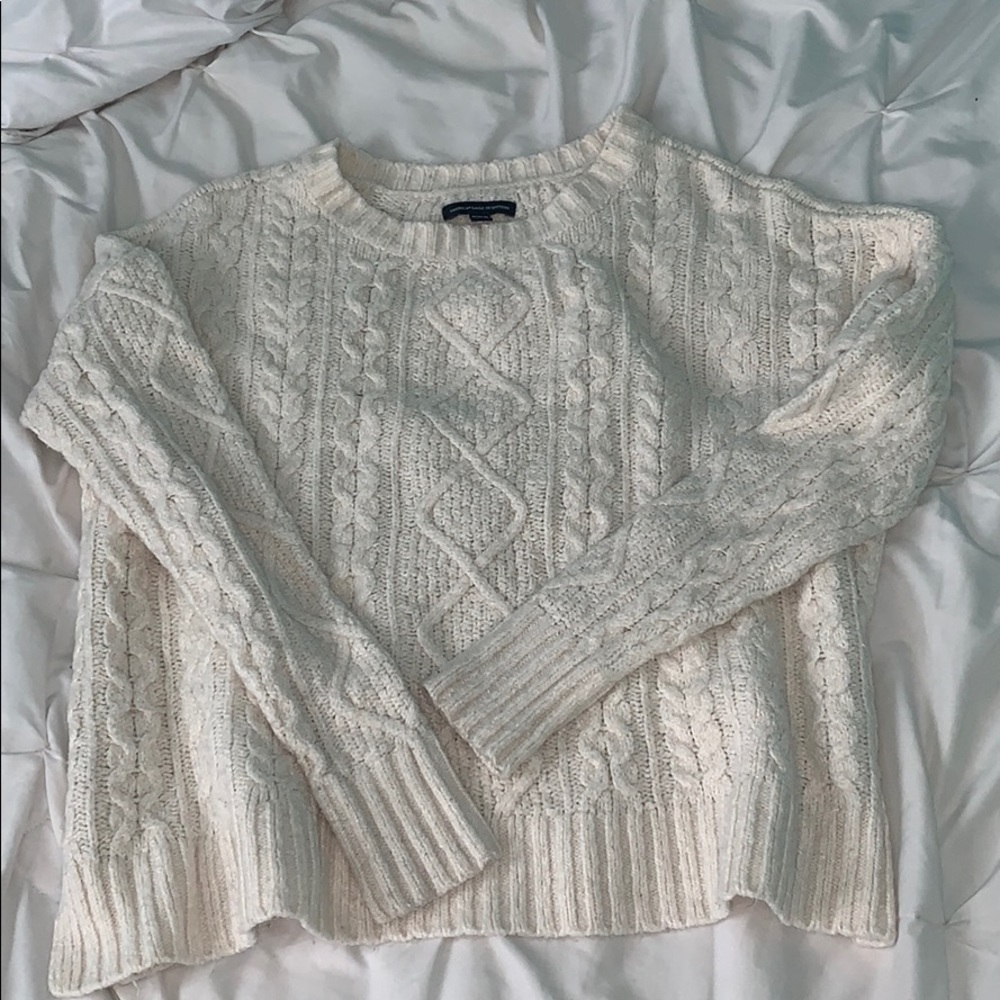 American Eagle Thick Cable Knit Sweater